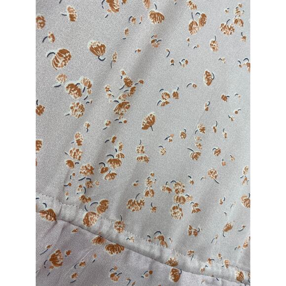 Urban Romantics Womens Pink Floral Blouse Flutter Sleeve Top NEW Size Medium - Picture 6 of 10